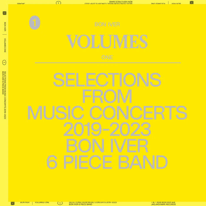 Bon Iver - Volumes: One - Selections From Music Concerts 2019 -2023 Bon Iver 6 Piece Band (Vinyl LP)