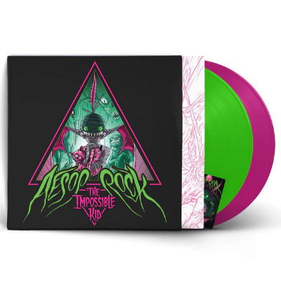 Aesop Rock - Impossible Kid (Limited Neon Pink & Green Coloured Vinyl) (Vinyl LP)