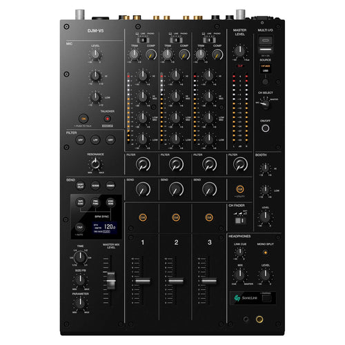 AlphaTheta: DJM-V5 3-Channel DJ Mixer