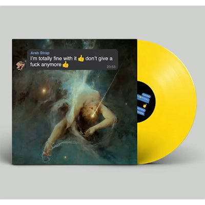 Arab Strap - I’m totally fine with it 👍don’t give a fuck anymore 👍 (Emoji Yellow Coloured Vinyl) (Vinyl LP)