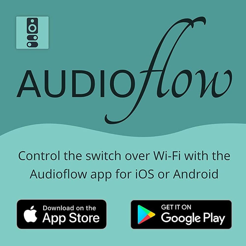 Audioflow 4 Way Smart Speaker Selector Switch with App Control
