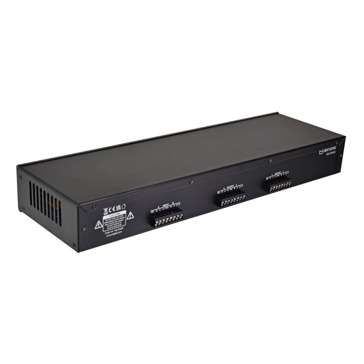 AV Link 2 x 4 Speaker Switch Matrix with Volume Control