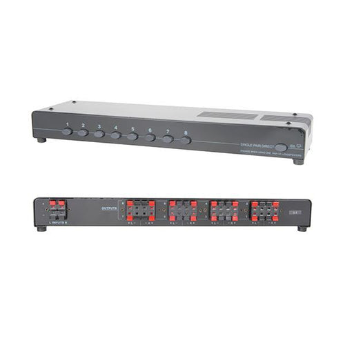 AV Link 8 Way Speaker Selector Switch with Overload Protection