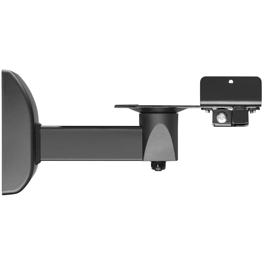 Universal Bookshelf Speaker Wall Mounts - Black (Pair)