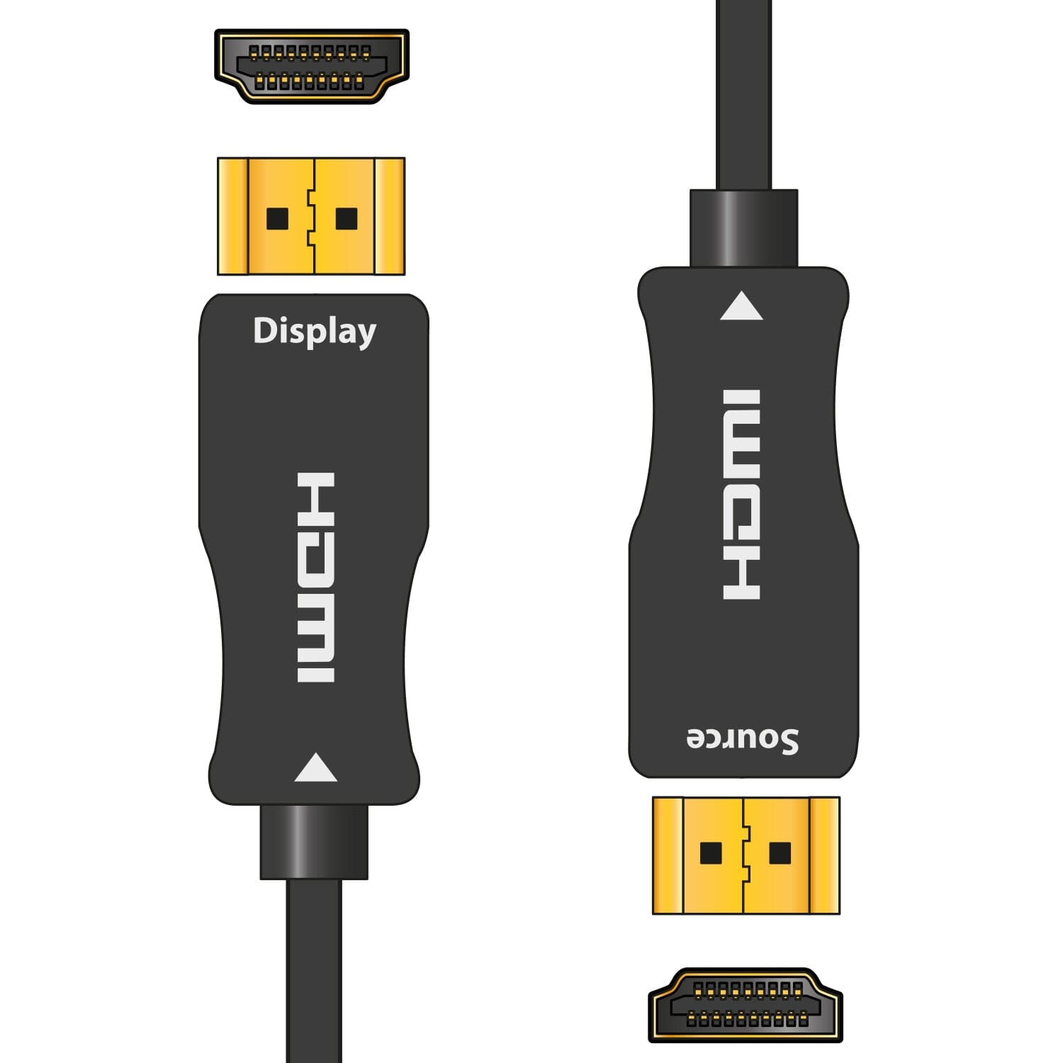 AV Link Ultra High Definition 4K Active Fibre Optic HDMI Leads (10 - 150m)