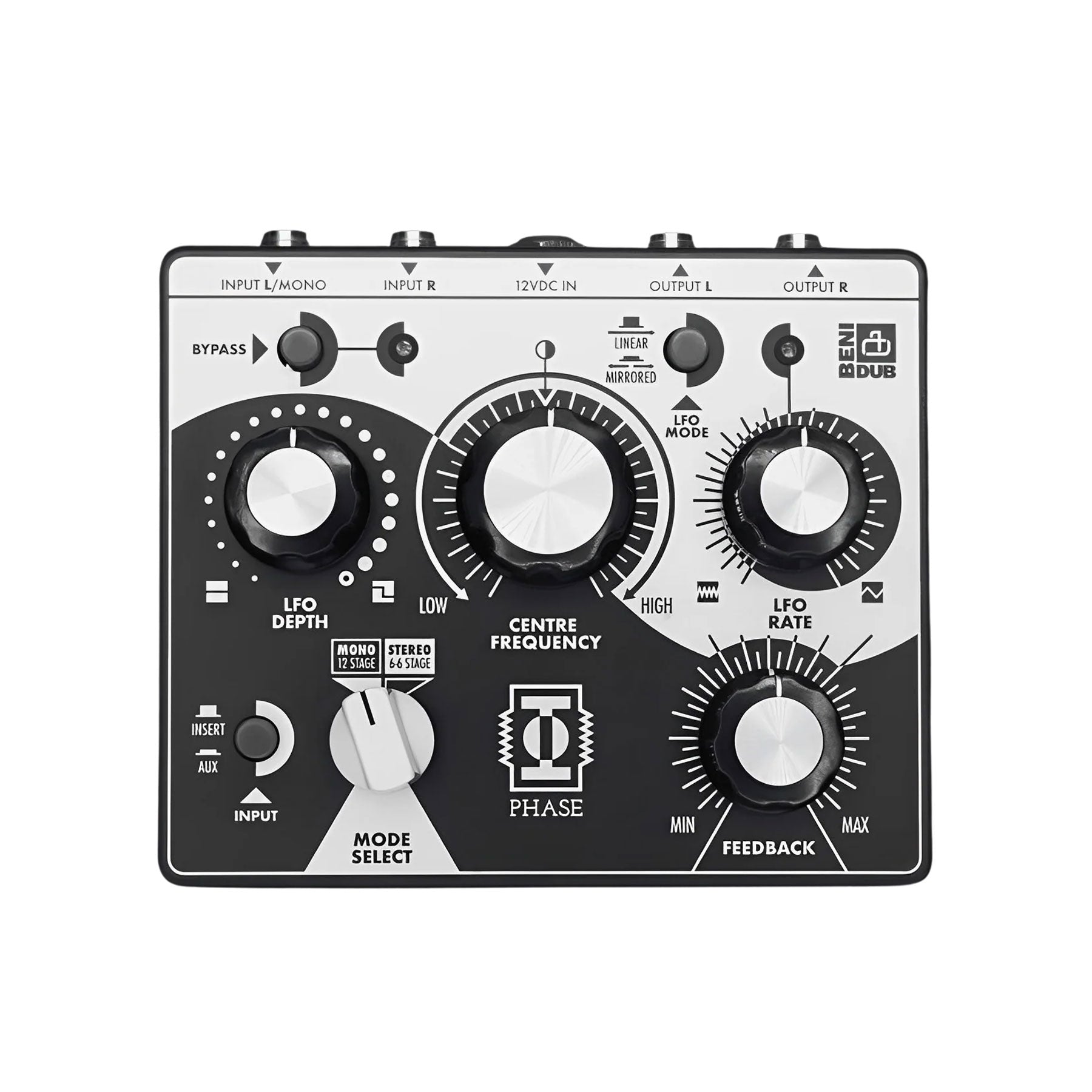 Benidub: 12-Stage Optical Stereo Phaser