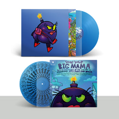 Flying Lotus - BIG MAMA (Exclusive Screen-Printed Blue Coloured 12” EP Vinyl + 12x12 Sticker Sheet) (Vinyl LP)