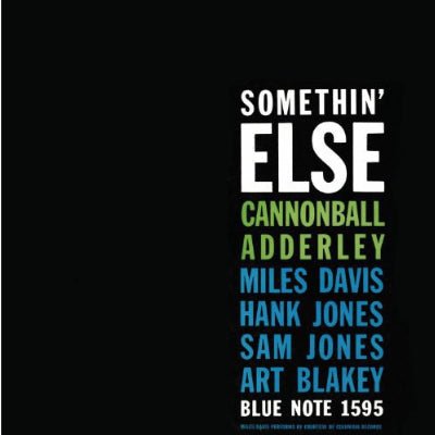 Cannonball Adderley ‎- Somethin' Else (Black Vinyl) (Vinyl LP)