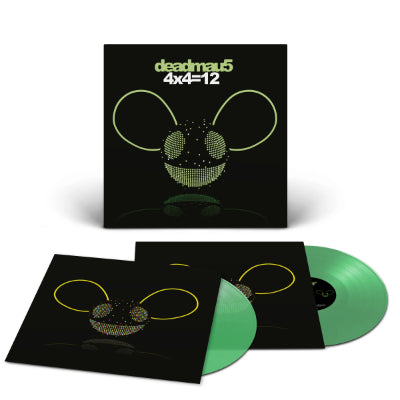 Deadmau5 - 4x4=12 (Limited Translucent Green Coloured 2LP Vinyl) (Vinyl LP)