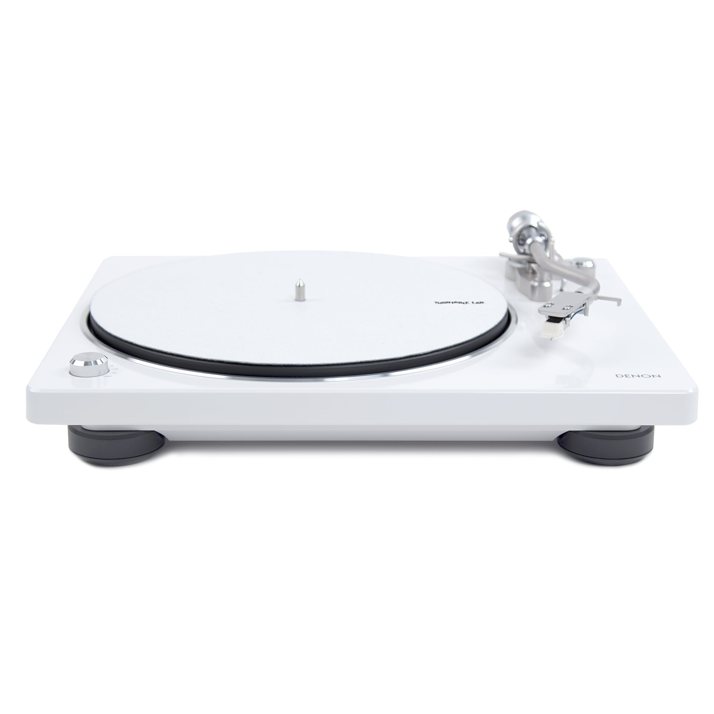 Denon: DP-400 Semi-Automatic Turntable - White