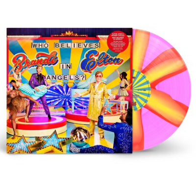 John, Elton & Brandi Carlile - Who Believes In Angels? (Limited Indies Pink & Orange Spiral Coloured Vinyl) (Vinyl LP)