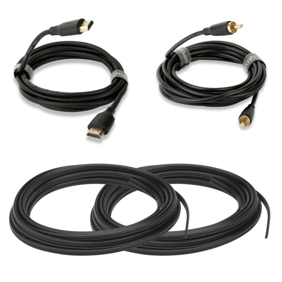 Flex Audio 7.1 Home Cinema Wiring Kit inc. Speaker, HDMI & Subwoofer Cables