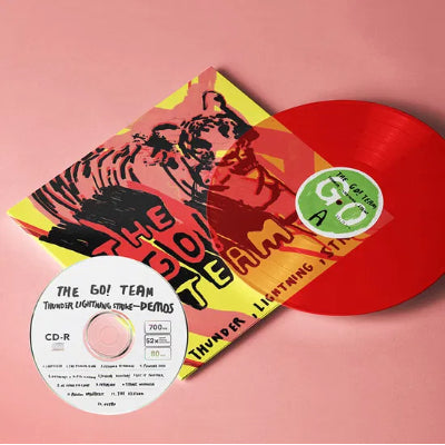 Go! Team, The - Thunder, Lightning, Strike (Limited Indies Red Coloured Vinyl + Demos CD) (Vinyl LP)