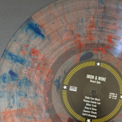 Iron & Wine - Beast Epic (Limited Australian Exclusive Red & Blue Clear Coloured Swirl Vinyl) (Vinyl LP)