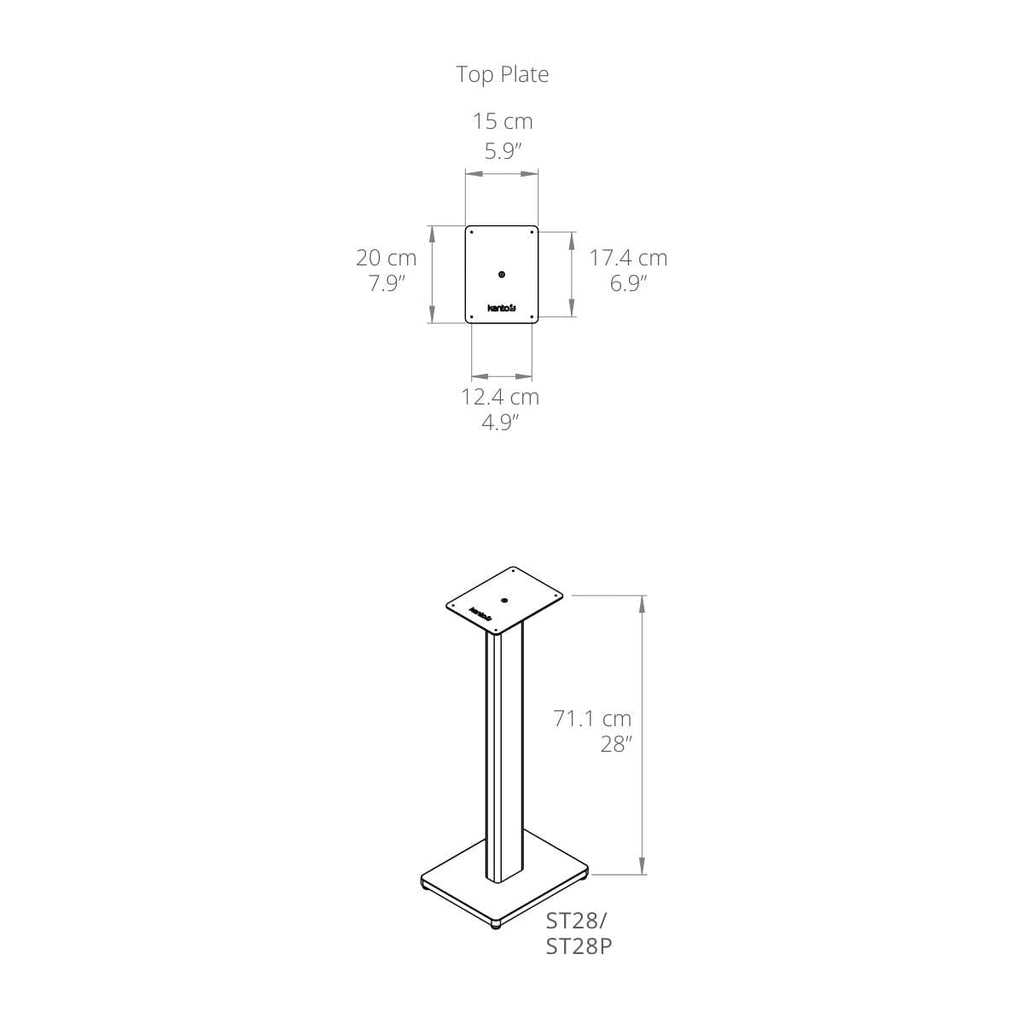 Kanto ST28 28" Speaker Stands (Pair)