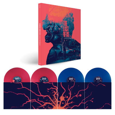 Santaolalla, Gustavo - Last Of Us (Limited 10th Anniversary Red / Blue Coloured 4LP Vinyl Box Set) (Vinyl LP)