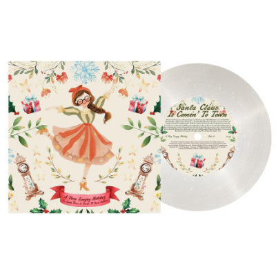 Laufey - A Very Laufey Holiday : Santa Claus Is Comin' To Town (Snow Globe Glitter Coloured 7" Vinyl) (Vinyl LP)
