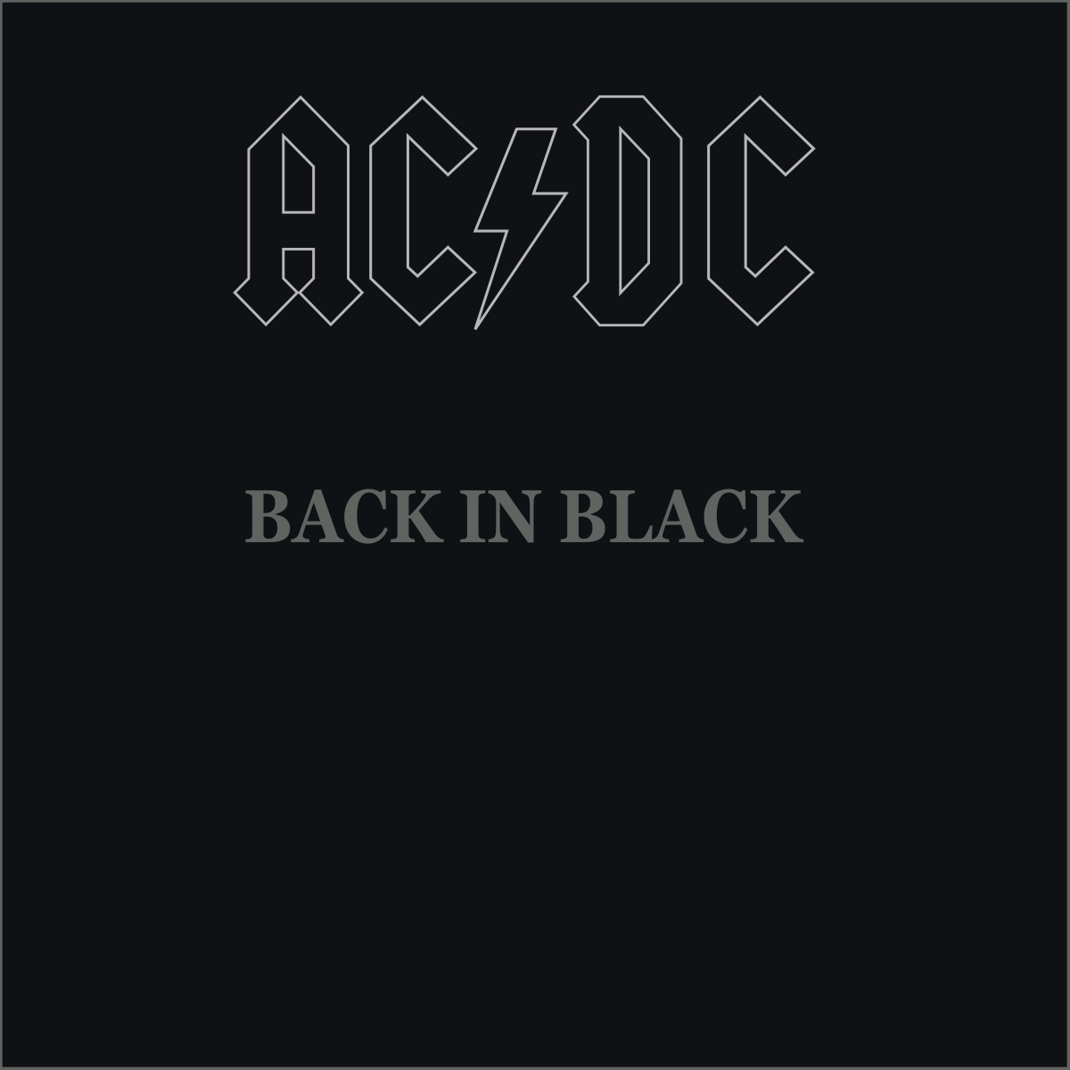 AC/DC - Back in Black (Vinyl LP)