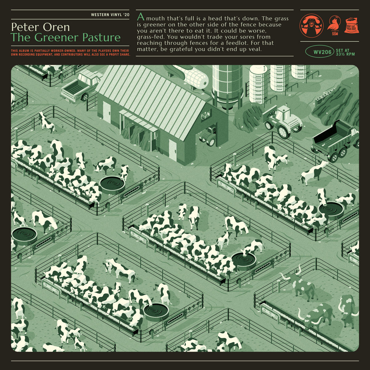 Oren, Peter - The Greener Pasture (Grass is Greener Vinyl) (Vinyl LP)