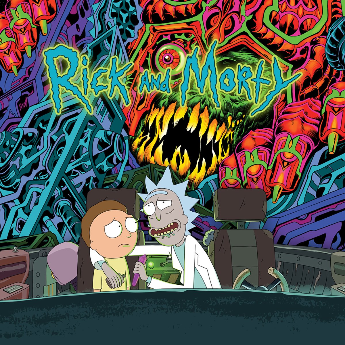 Rick and Morty Soundtrack (Dark Green + Orange Vinyl) (Vinyl LP)