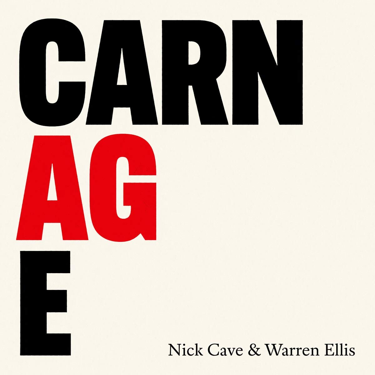 Cave, Nick & Warren Ellis - Carnage (Vinyl LP)