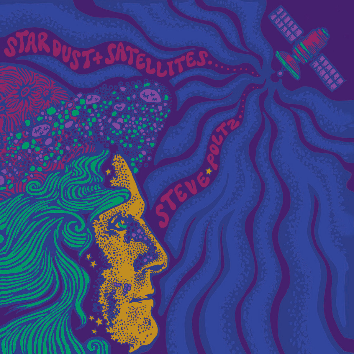 Poltz, Steve - Stardust & Satellites (Pink/Purple Swirl) (Vinyl LP)