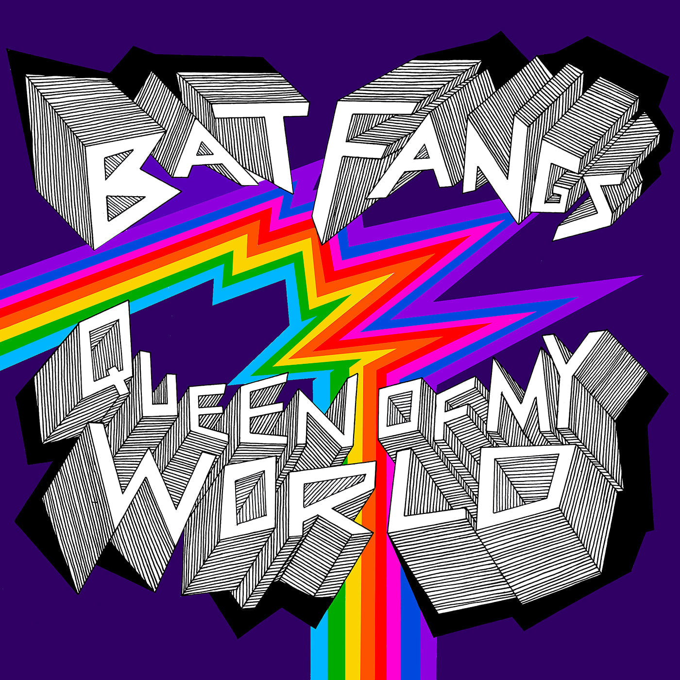 Bat Fangs - Queen of My World (Yellow Vinyl) (Vinyl LP)