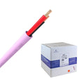 QED QX16/2 - 2 Core Speaker Cable - LSZH - Pink (100m)