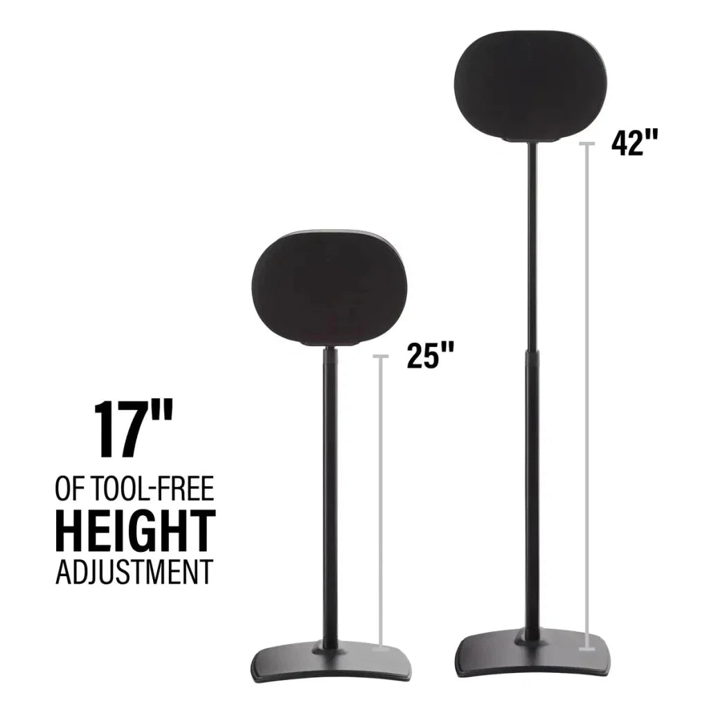 Sanus Height Adjustable Speaker Stand for Sonos Era 300 - Single