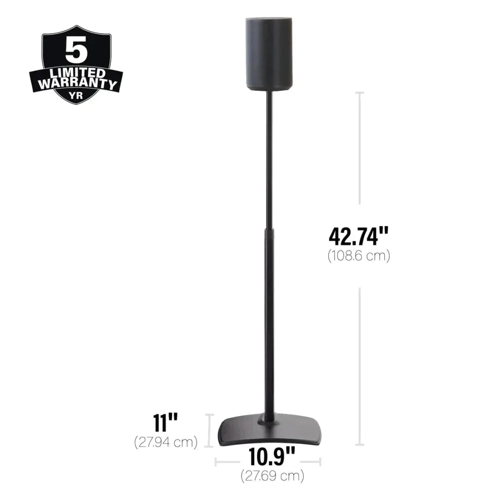 Sanus Height Adjustable Speaker Stands for Sonos Era 100 - Pair