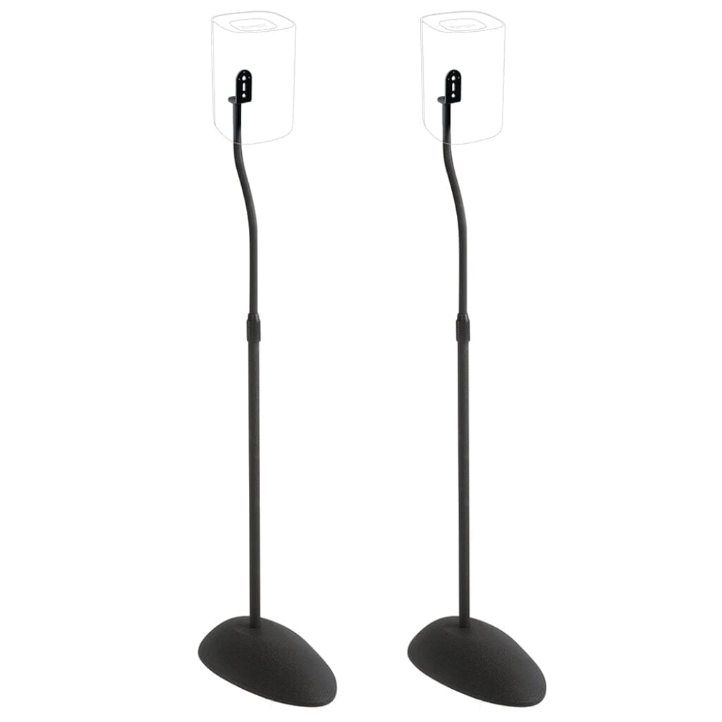 SANUS HTB3-B1 Adjustable Speaker Stands for Satellite Speakers up to 4 lbs