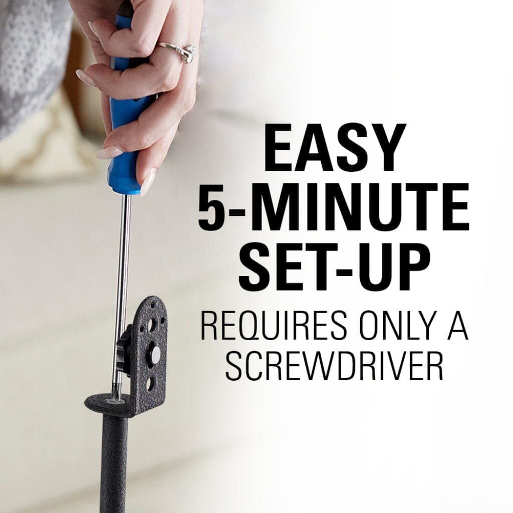 SANUS HTB3-B1 Adjustable Speaker Stands for Satellite Speakers up to 4 lbs