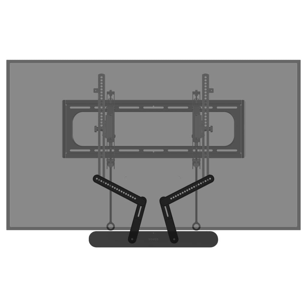 SANUS WSSAFM1-B2 Soundbar Mount Designed for Sonos Ray