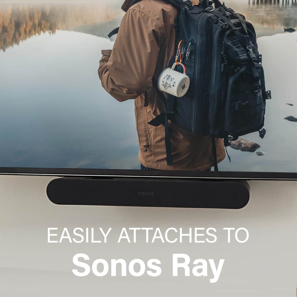 SANUS WSSAFM1-B2 Soundbar Mount Designed for Sonos Ray
