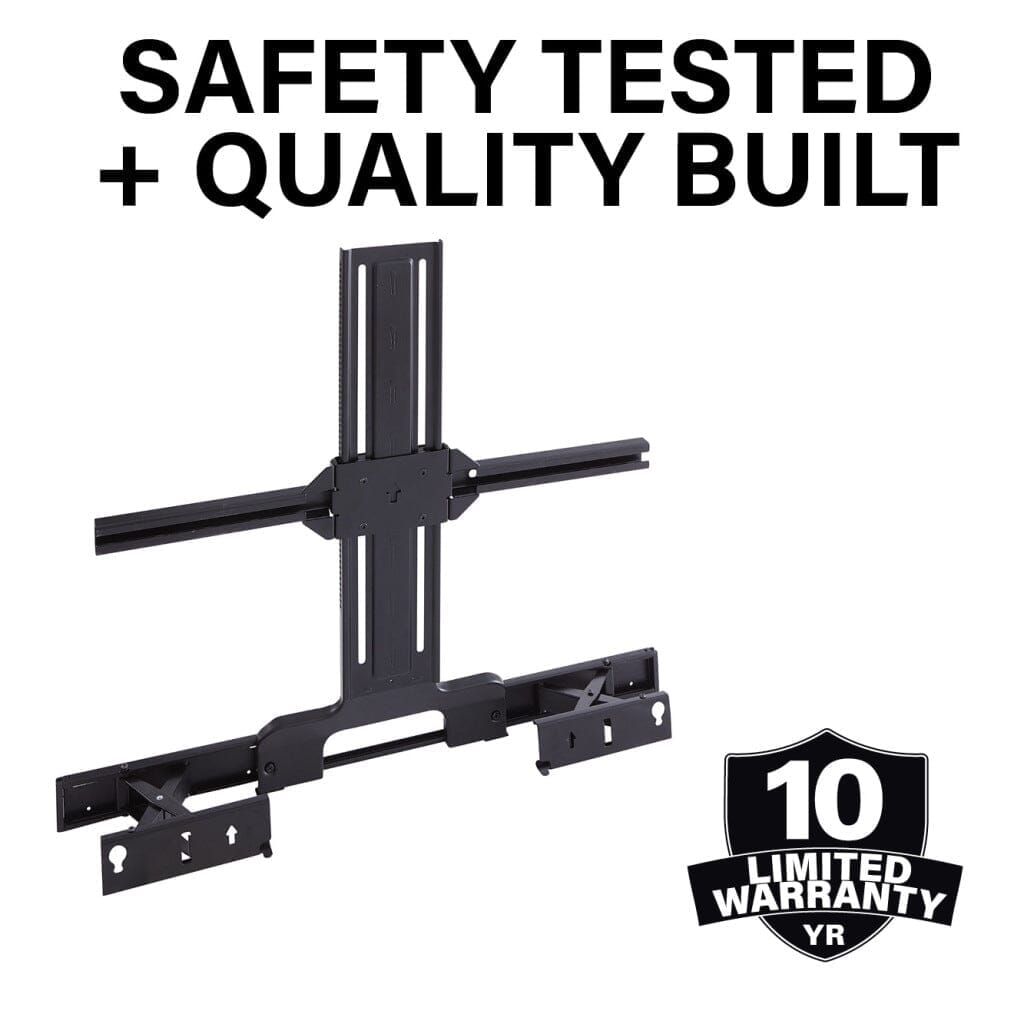 SANUS WSSATM1-B2 Extendable Soundbar TV Mount Designed for Sonos Arc Sound Bar