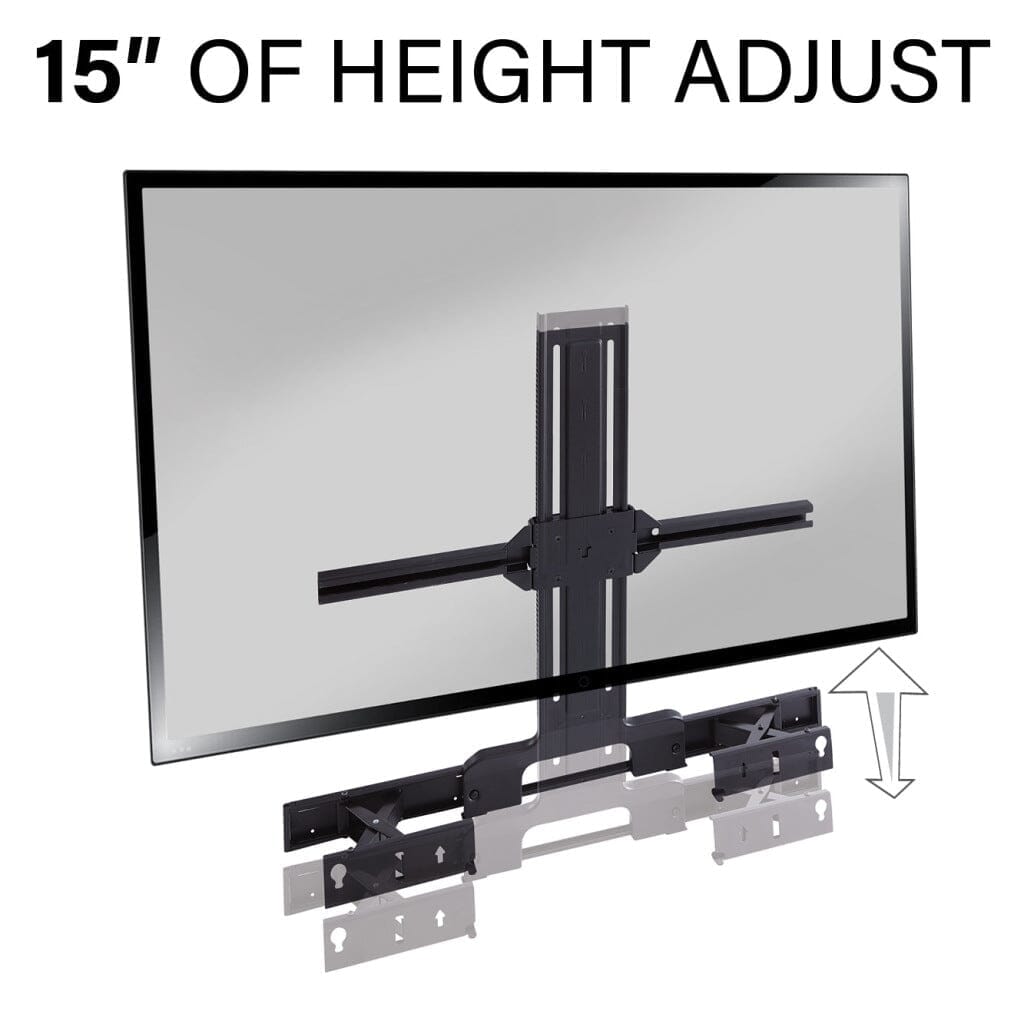 SANUS WSSATM1-B2 Extendable Soundbar TV Mount Designed for Sonos Arc Sound Bar