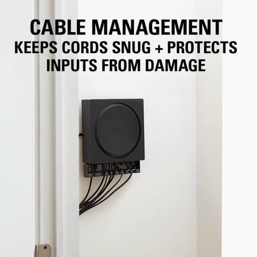 Sanus WSSCAM1 Slim Wall Mount Designed for Sonos AMP