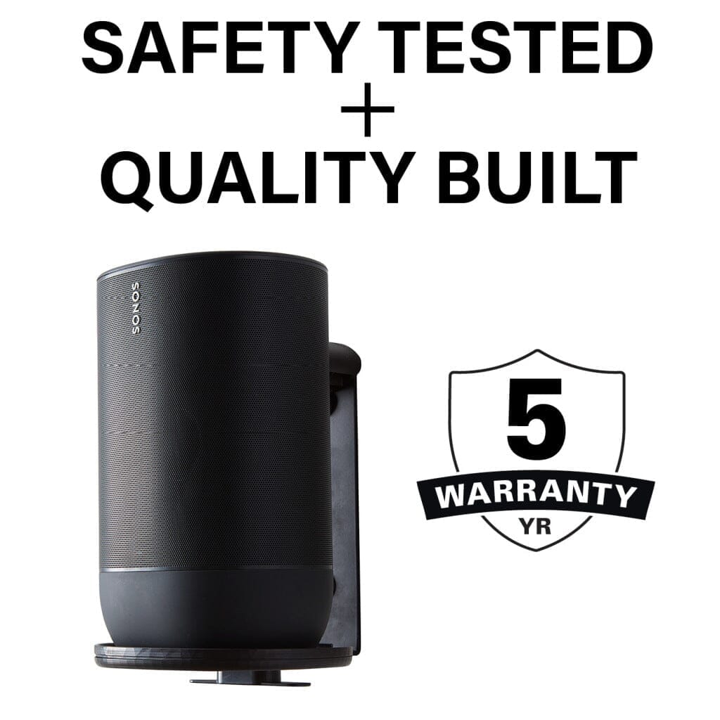 SANUS WSSMM1-B2 Indoor & Outdoor Mount Designed For Sonos Move Speaker