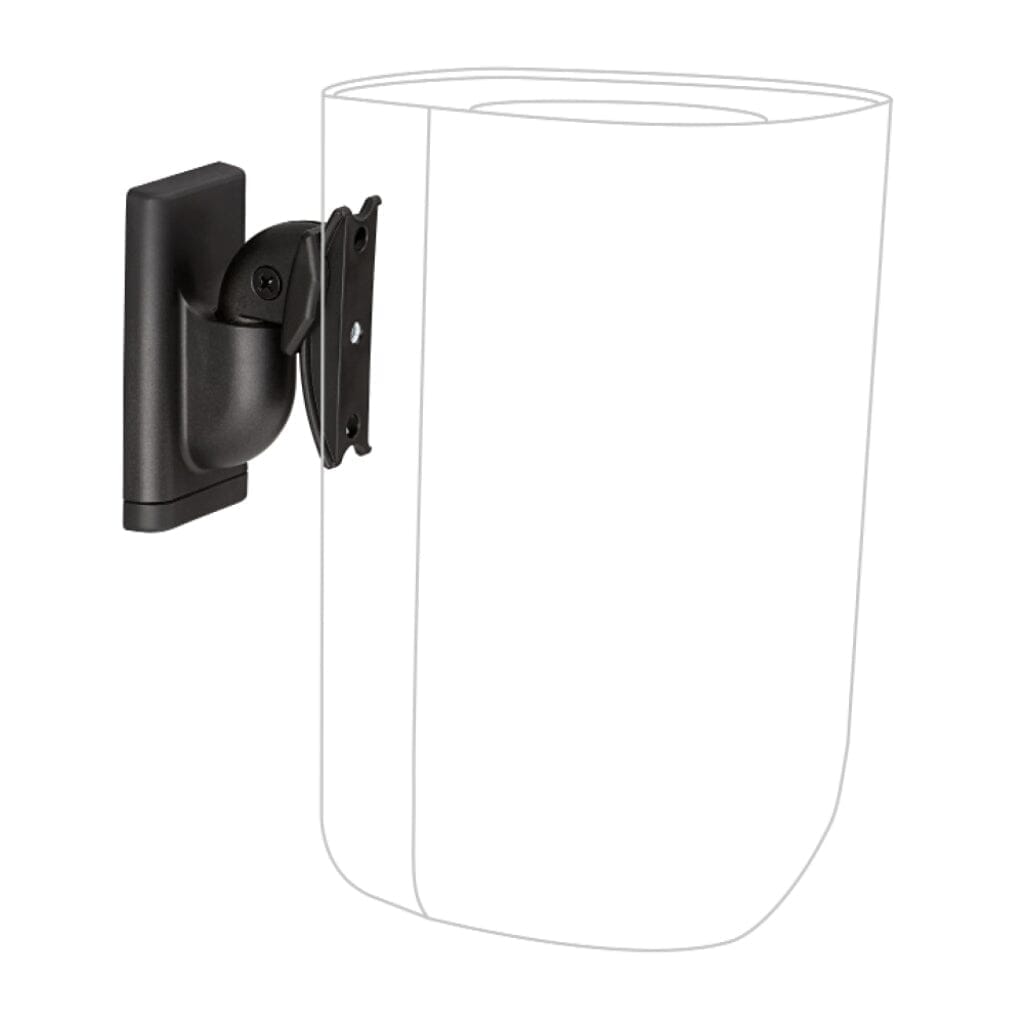 SANUS WSWMU2-B2 Speaker Wall Mounts for Bookshelf Speakers up to 10 lbs - Pair