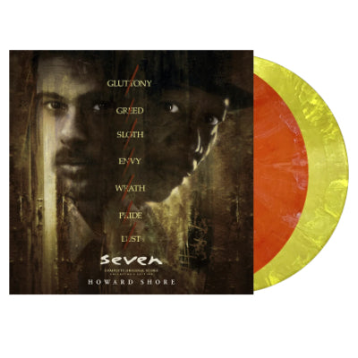 Seven (Se7en) - Original Motion Picture Score by Howard Shore ("Gluttony & Greed" Orange & Yellow Coloured 2LP Vinyl) (Vinyl LP)