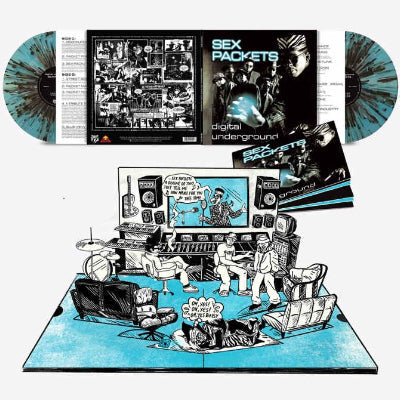 Digital Underground - Sex Packets (35th Anniversary Clear, Blue & Black Splatter Edition with Pop-up Vinyl Sleeve) (Vinyl LP)