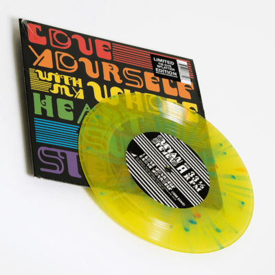 Stevens, Sufjan - Love Yourself/With My Whole Heart (Limited Tie Dye Splatter Coloured 7" Vinyl) (Vinyl LP)
