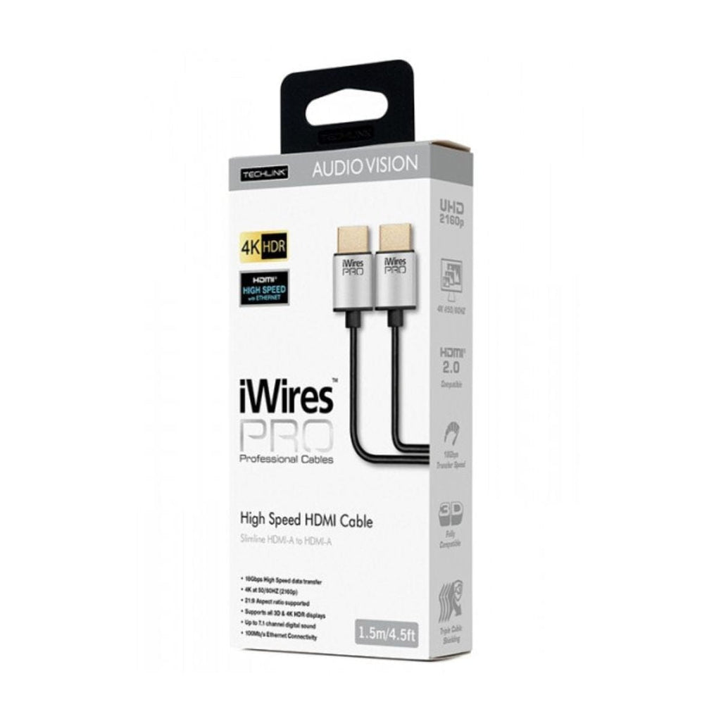 Techlink iWires Pro Slimline HDMI Cable (1.5 - 5m)