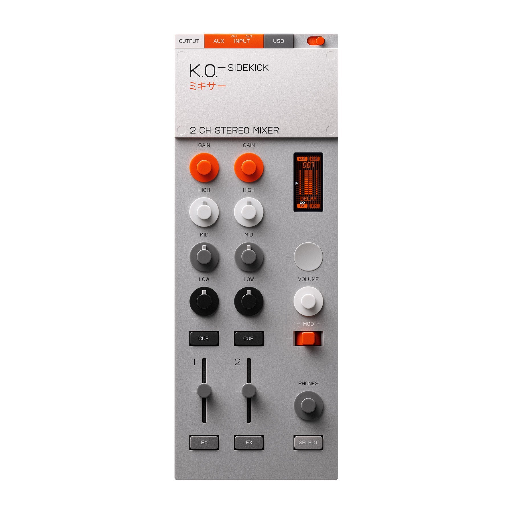 Teenage Engineering: EP-136 K.O. Sidekick Mixer + Audio Interface + FX Processor