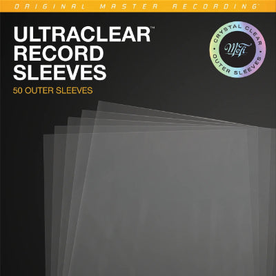 Vinyl Sleeves - 12" Ultraclear Outer Record Sleeves (50 Pack) - Mobile Fidelity (Vinyl LP)