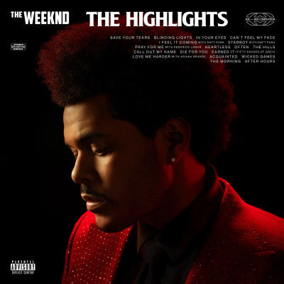 Weeknd, The - The Highlights (Red Sparkle Coloured 2LP Vinyl) (Vinyl LP)